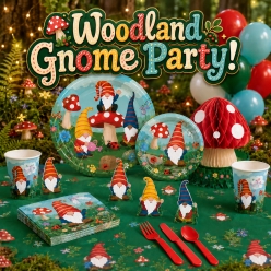 Woodland Gnome Party Supplies